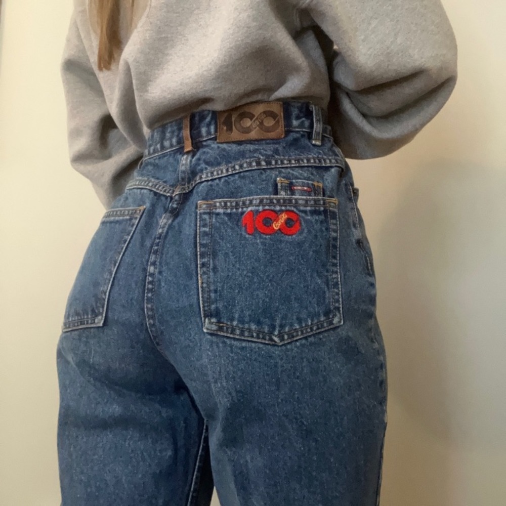 ✨Coca-Cola Vintage High-Waisted Jeans 100 Year Anniversary